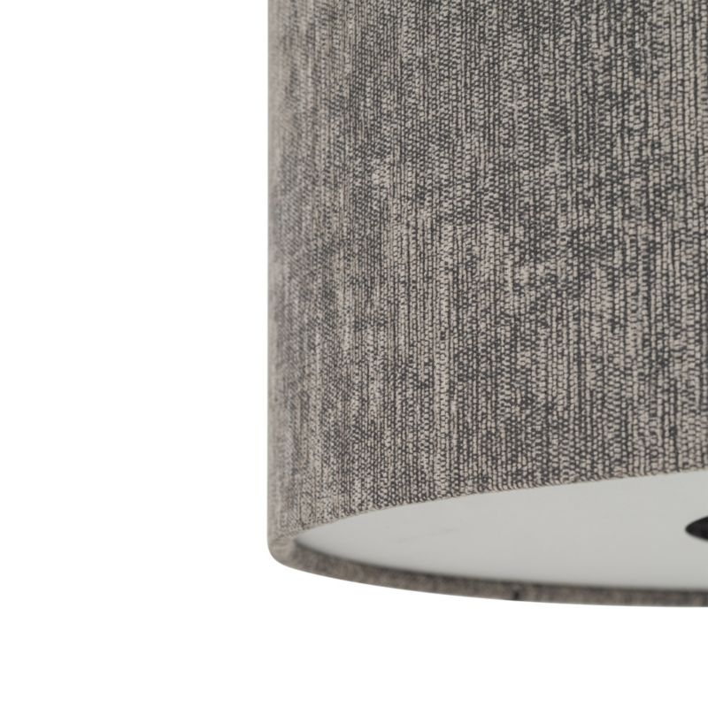 Lampa wisząca dekoracyjna szara klosz z tkaniny 65cm 1xE27 25W LAGO Nowodvorski 1 szt.