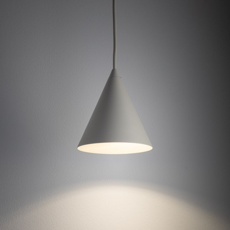 Lampa wisząca dekoracyjna szara stożek 11cm 1xGU10 10W ZENITH Nowodvorski 1 szt.