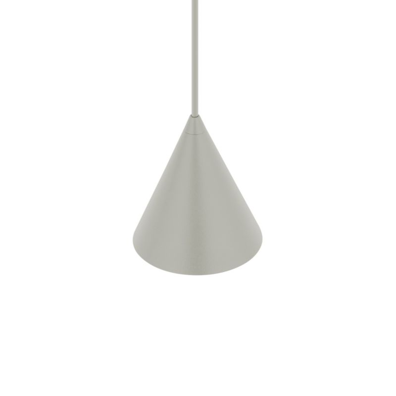 Lampa wisząca dekoracyjna szara stożek 11cm 1xGU10 10W ZENITH Nowodvorski 1 szt.