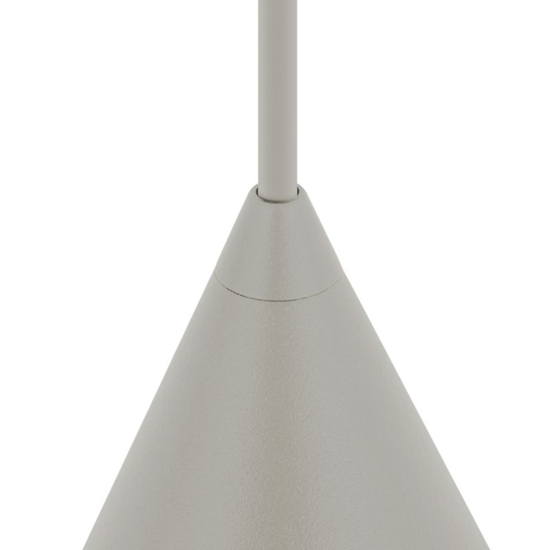 Lampa wisząca dekoracyjna szara stożek 11cm 1xGU10 10W ZENITH Nowodvorski 1 szt.