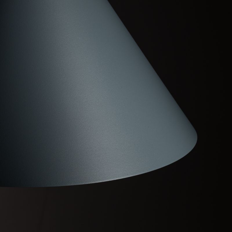 Lampa wisząca dekoracyjna szary błękit stożek 50cm 1xGU10 20W ZENITH Nowodvorski 1 szt.