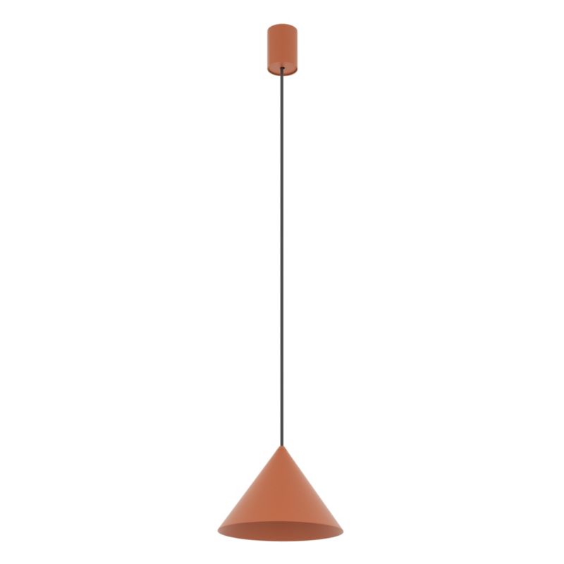 Lampa wisząca dekoracyjna terakota stożek 20.5cm 1xGU10 20W ZENITH Nowodvorski 1 szt.