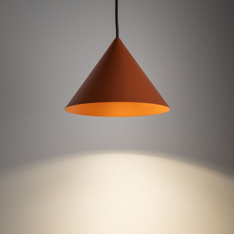 Lampa wisząca dekoracyjna terakota stożek 20.5cm 1xGU10 20W ZENITH Nowodvorski 1 szt.