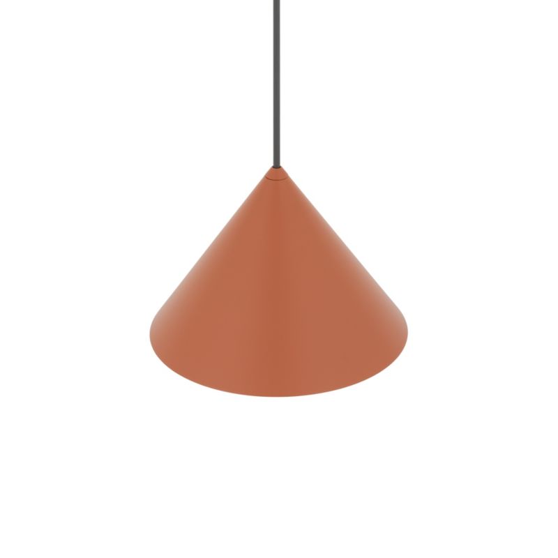 Lampa wisząca dekoracyjna terakota stożek 20.5cm 1xGU10 20W ZENITH Nowodvorski 1 szt.
