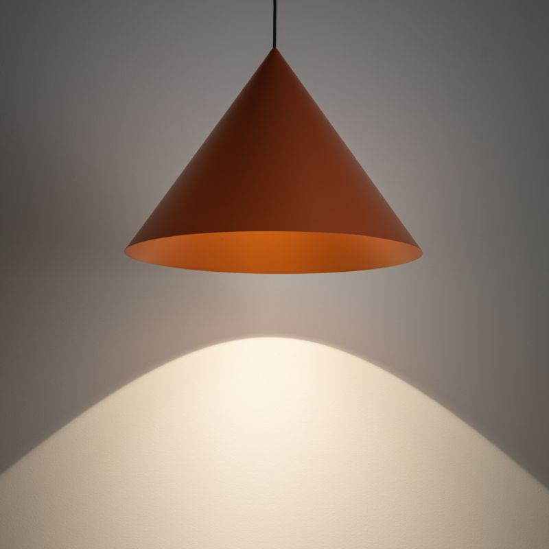 Lampa wisząca dekoracyjna terakota stożek 50cm 1xGU10 20W ZENITH Nowodvorski 1 szt.