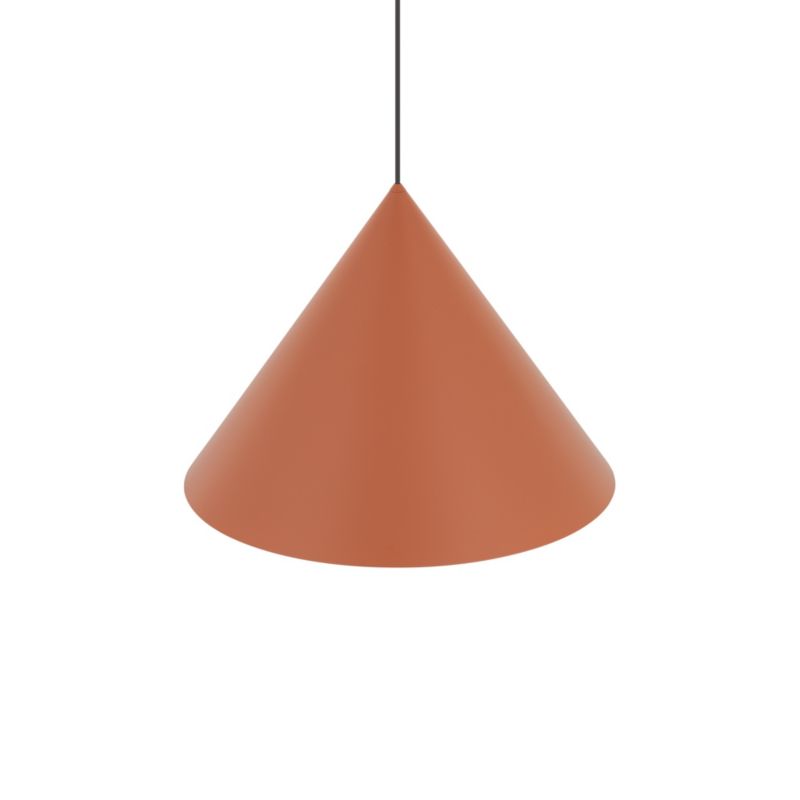 Lampa wisząca dekoracyjna terakota stożek 50cm 1xGU10 20W ZENITH Nowodvorski 1 szt.
