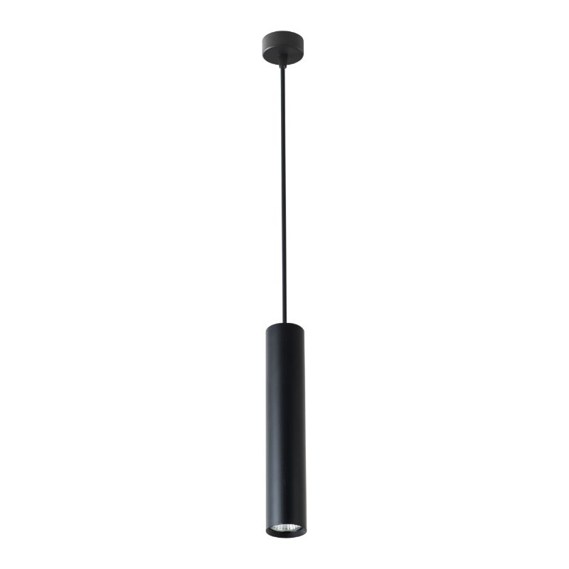 Lampa wisząca, DPM, 1 x GU10, czarna, 1szt