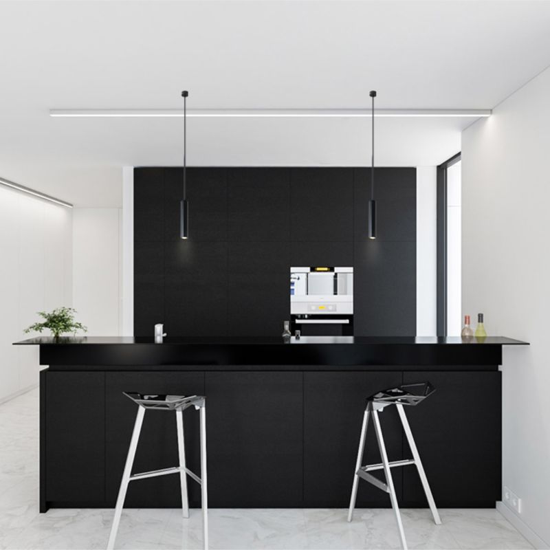 Lampa wisząca, DPM, 1 x GU10, czarna, 1szt