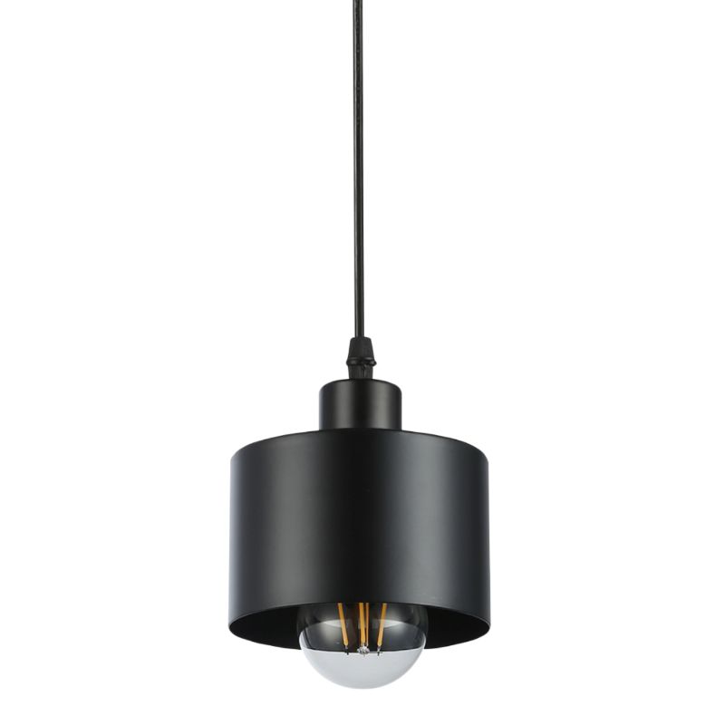 Lampa wisząca, DPM, 3 x E27, czarna, 1szt