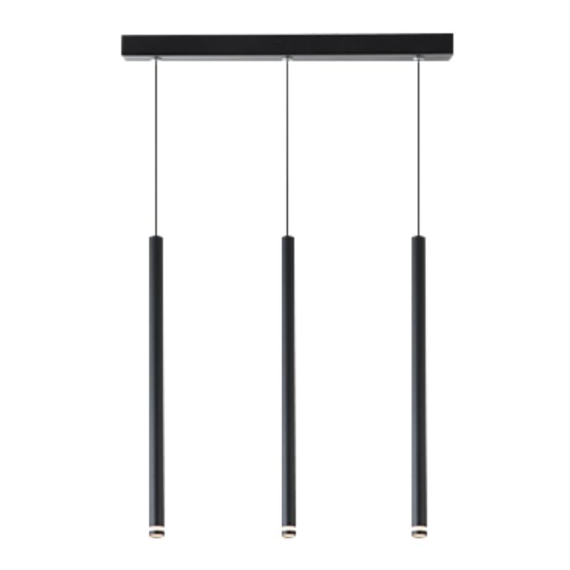 Lampa wisząca, DPM, 3 x G9, czarna, 1szt