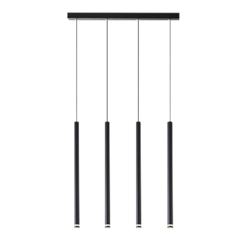 Lampa wisząca, DPM, 4 x G9, czarna, 1szt