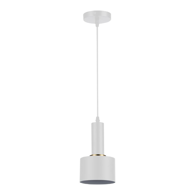 Lampa wisząca, DPM, biała, 1szt