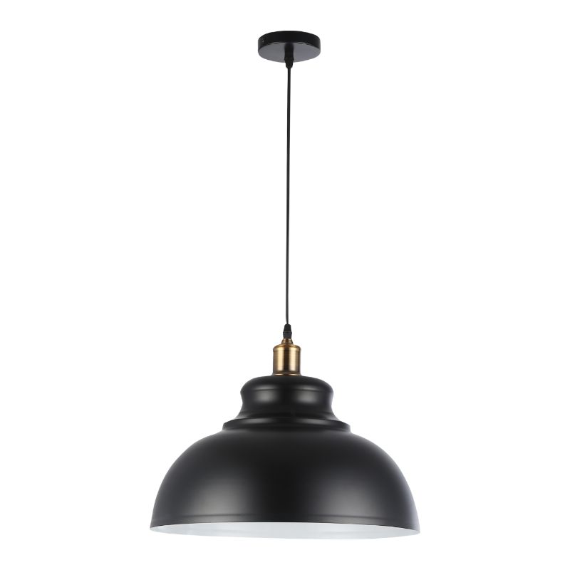 Lampa wisząca, DPM, czarno-miedziana, 1szt