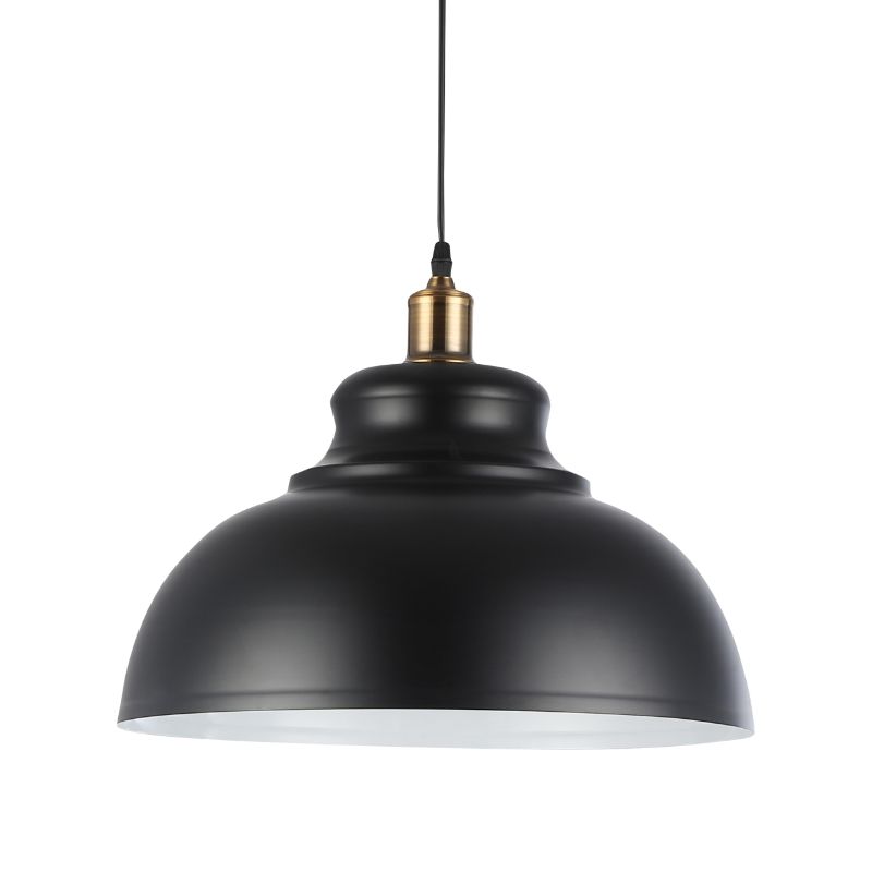 Lampa wisząca, DPM, czarno-miedziana, 1szt