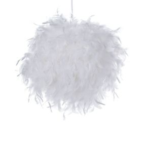 Lampa wisząca Drava Pióra Biały 1 szt.