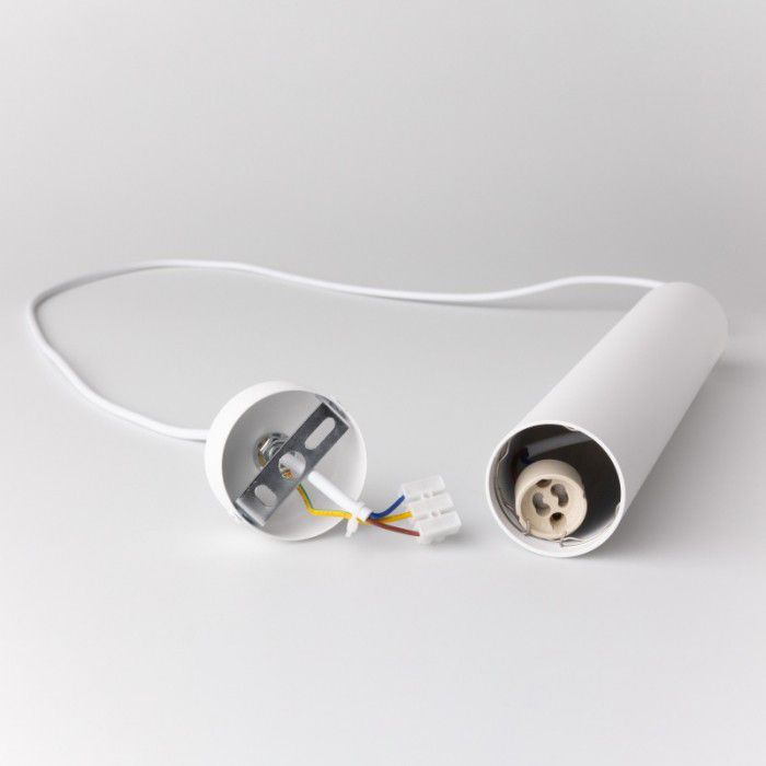 Lampa wisząca Ecolight biała 1xGU10x10W IP20 wym:30x5,5x5,5cm - 1 szt.