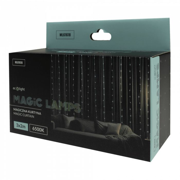 Lampa wisząca Ecolight biała LED 3.5W 6500K IP65 - 1 szt.