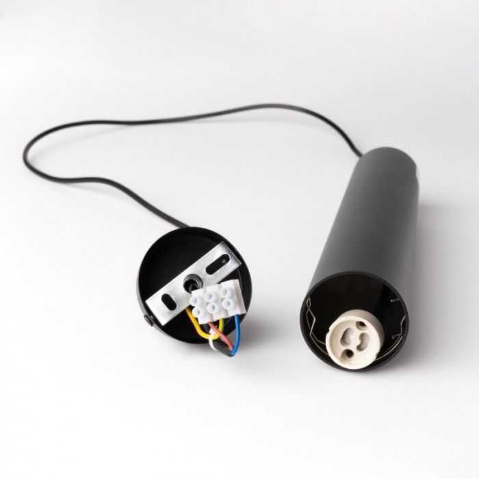 Lampa wisząca Ecolight czarna 1xGU10x10W IP20 wym:30x5,5x5,5cm - 1 szt.