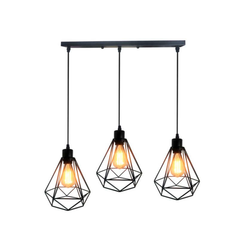 Lampa wisząca Edo Alambra SORO 3xE27 czarna EDO777195  1 szt.