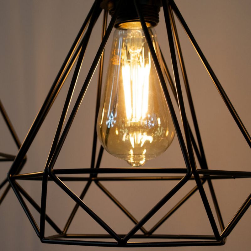 Lampa wisząca Edo Alambra SORO 3xE27 czarna EDO777195  1 szt.