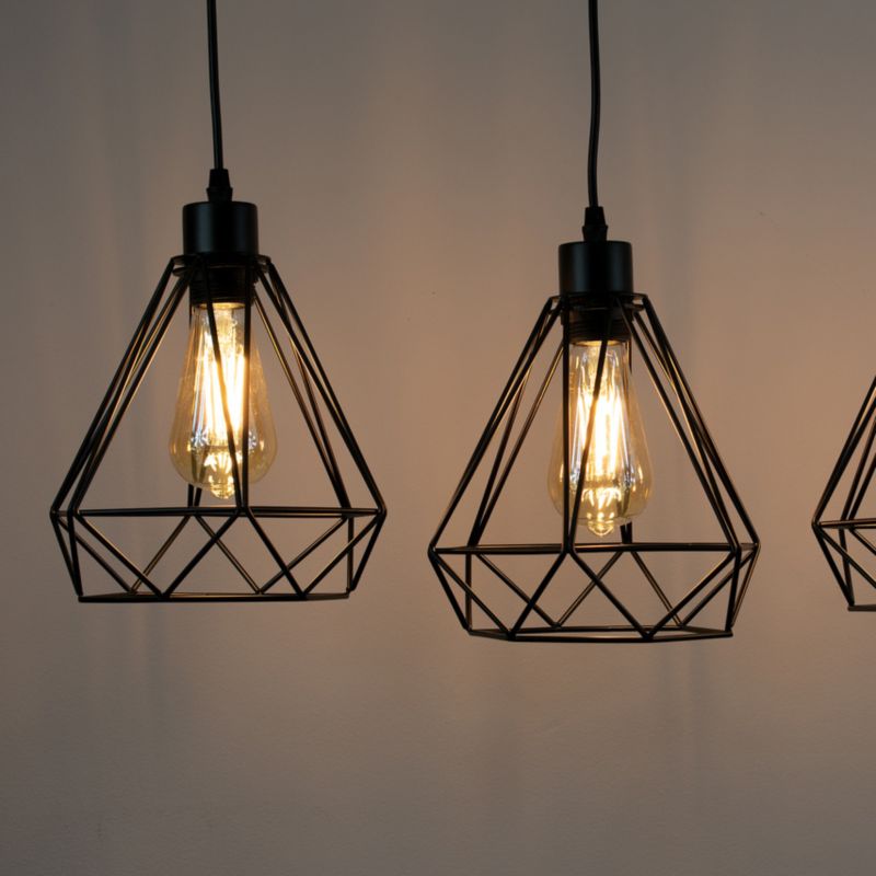 Lampa wisząca Edo Alambra SORO 3xE27 czarna EDO777195  1 szt.