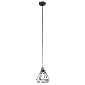 Lampa wisząca Edo Loft Alambra Largo E27 czarna, industrialna EDO777193  1 szt.