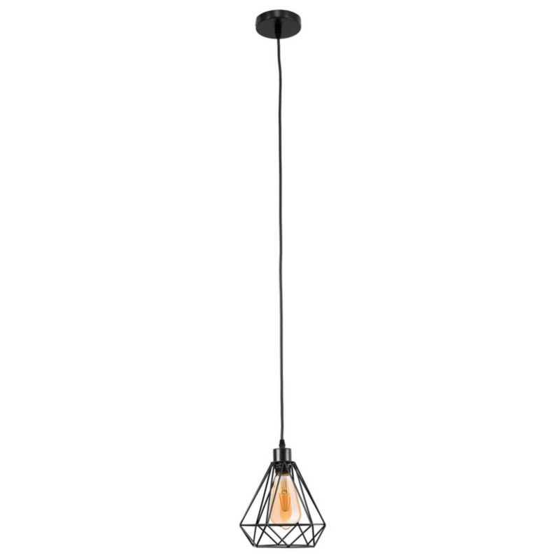 Lampa wisząca Edo Loft Alambra Largo E27 czarna, industrialna EDO777193  1 szt.