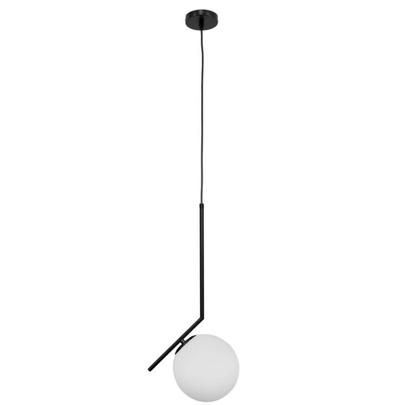 Lampa wisząca Edo Pelota Black E27 czarny biały EDO777102  1 szt.