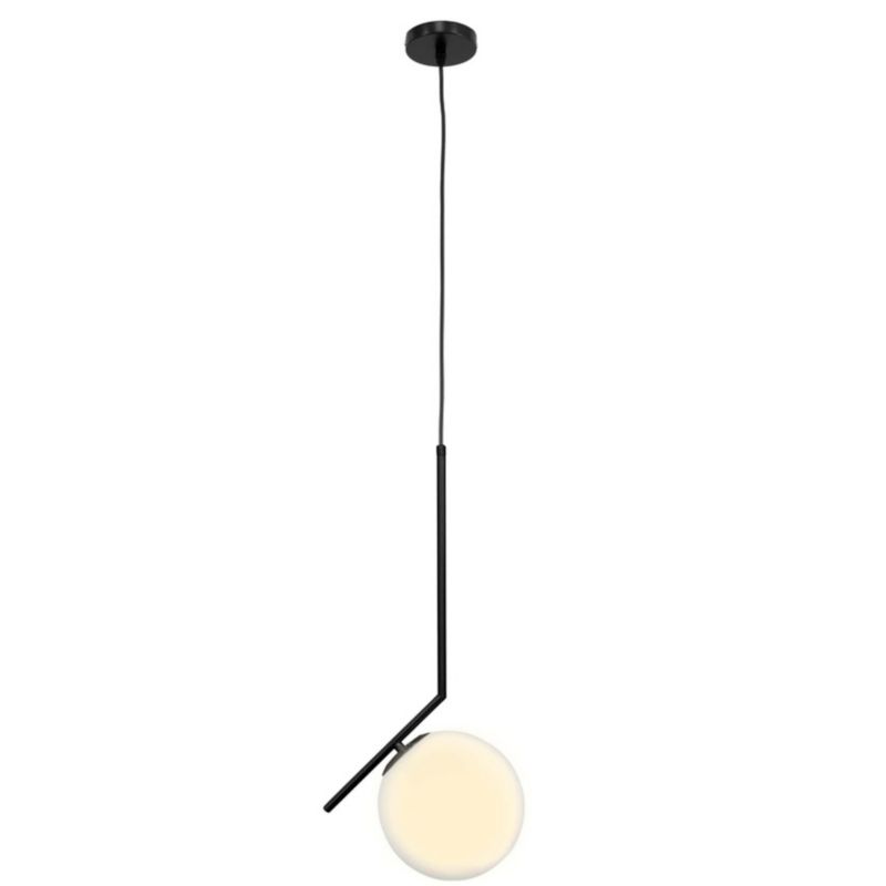 Lampa wisząca Edo Pelota Black E27 czarny biały EDO777102  1 szt.
