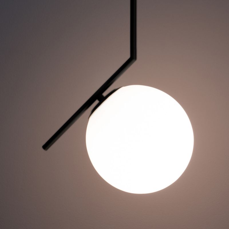 Lampa wisząca Edo Pelota Black E27 czarny biały EDO777102  1 szt.
