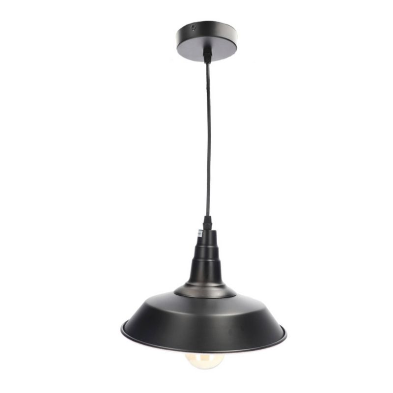 Lampa wisząca Edo Tene E27 czarna matowa EDO777175  1 szt.