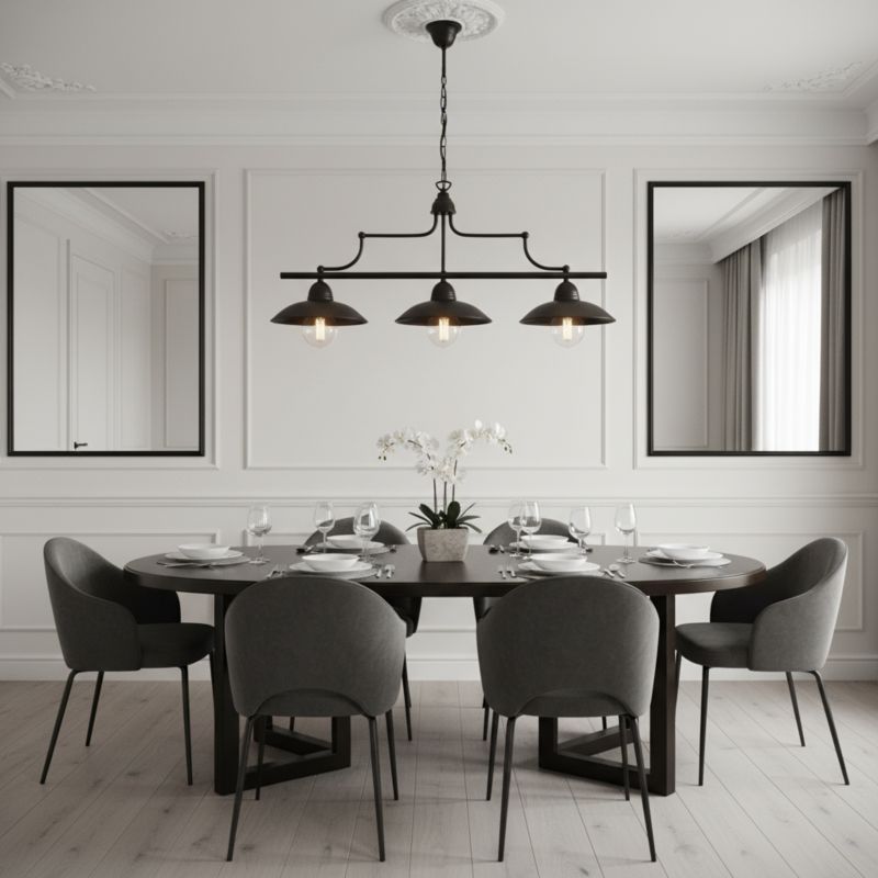 Lampa wisząca EDYLIT brązowa loft nad stół 3xE27 TORINO 12-512 1 szt.