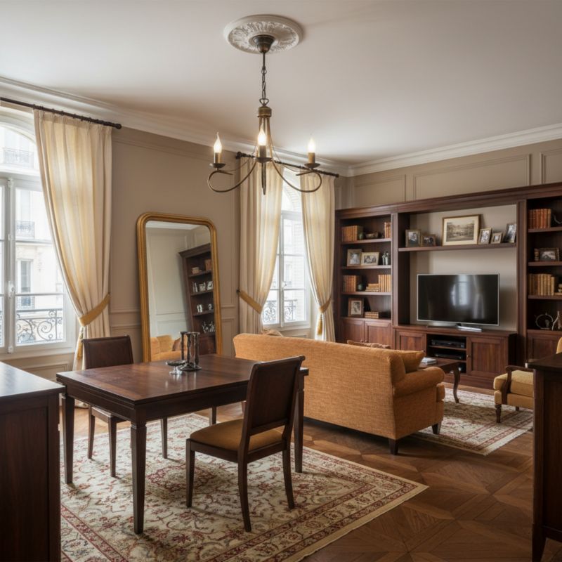 Lampa wisząca EDYLIT żyrandol 3xE14 stare złoto vintage do salonu ALFA 292 1 szt.