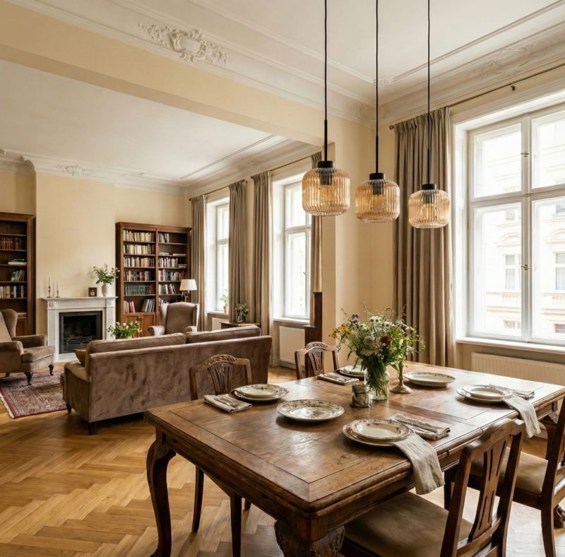 Lampa wisząca EDYLIT zwis 1xE27 bursztynowy klosz loft industrialna nad stół BEKA AMBER 15-015 1 szt.