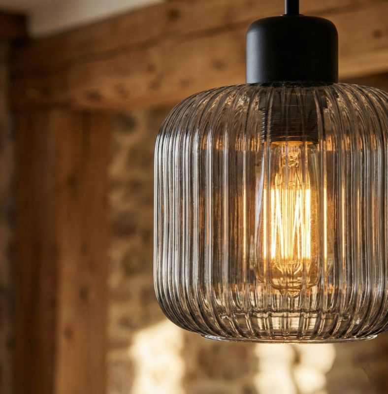Lampa wisząca EDYLIT zwis sufitowa industrialna grafit klosz nowoczesna 1xE27 BEKA GREY 15-005 1 szt.