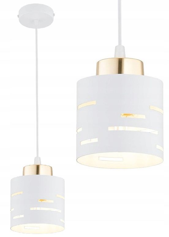 Lampa Wisząca Elko-Lighting 1-Punktowy Zwis Vox E27 biały 1 szt