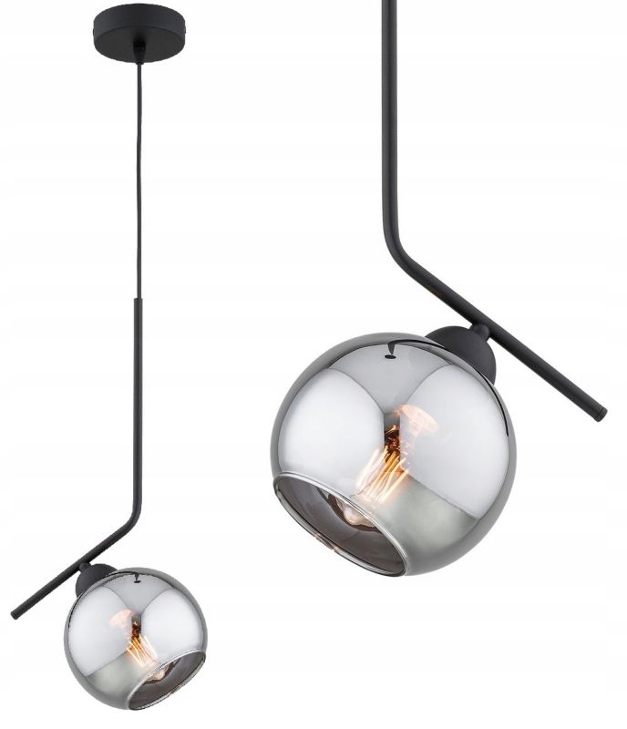 Lampa Wisząca Elko-Lighting Dior E27 czarny 1 szt