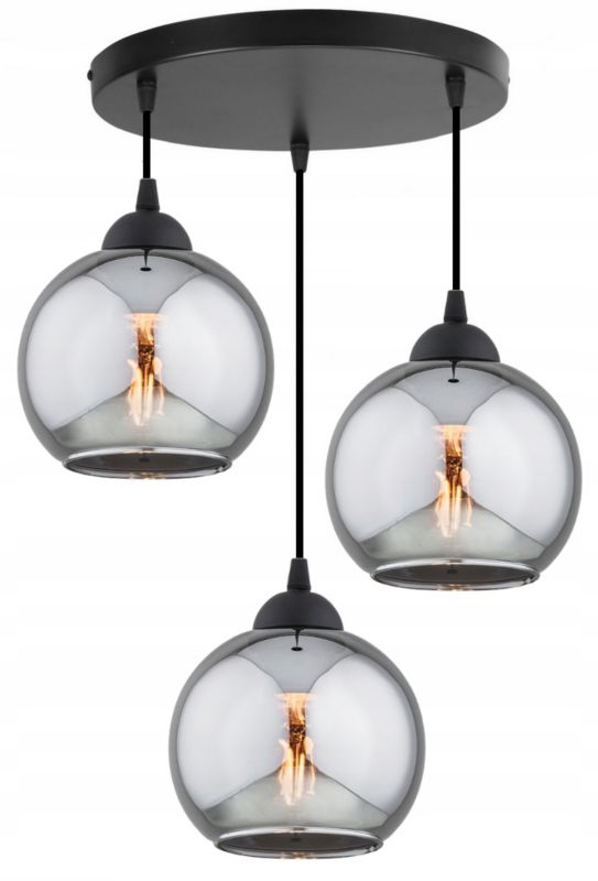 Lampa Wisząca Elko-Lighting Dior E27 czarny 1 szt