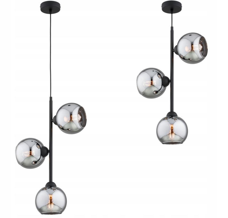 Lampa Wisząca Elko-Lighting Dior E27 czarny 1 szt