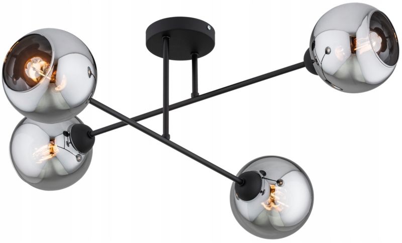 Lampa Wisząca Elko-Lighting Dior E27 czarny 1 szt