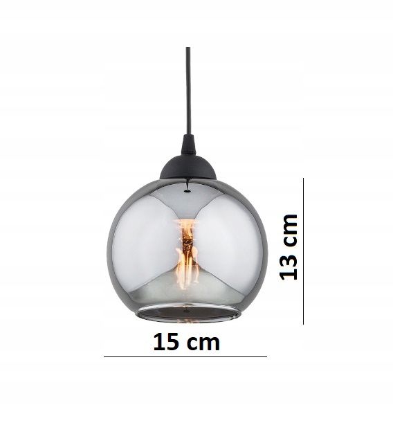 Lampa Wisząca Elko-Lighting Dior E27 czarny 1 szt