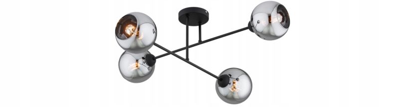 Lampa Wisząca Elko-Lighting Dior E27 czarny 1 szt