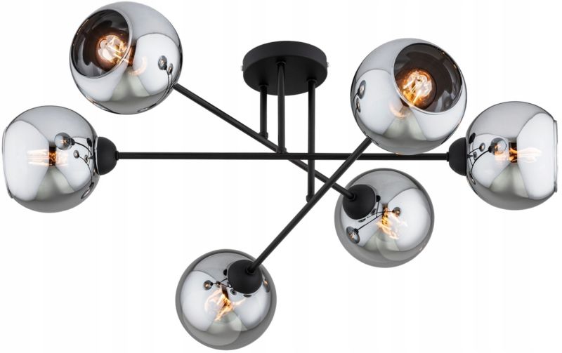 Lampa Wisząca Elko-Lighting Dior E27 czarny 1 szt