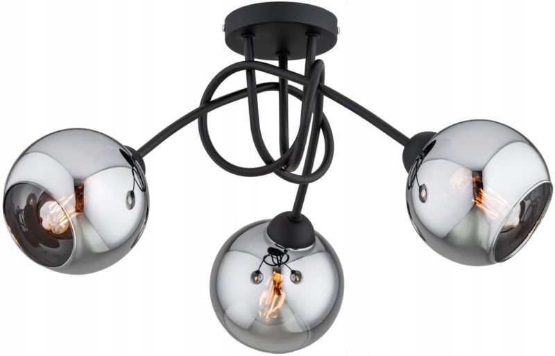 Lampa Wisząca Elko-Lighting Dior E27 czarny 1 szt