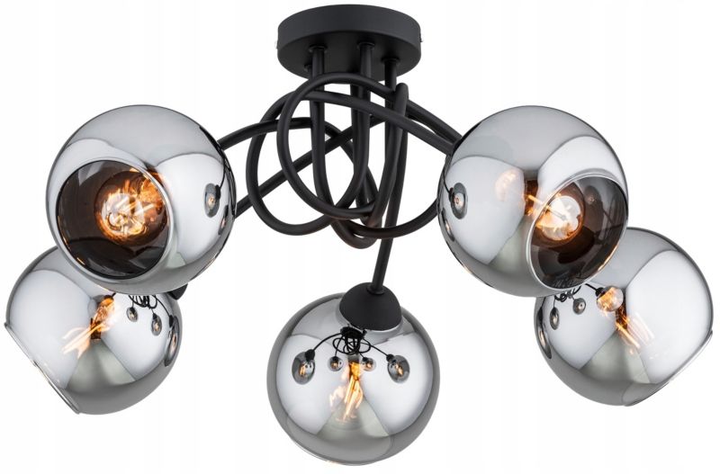 Lampa Wisząca Elko-Lighting Dior E27 czarny 1 szt