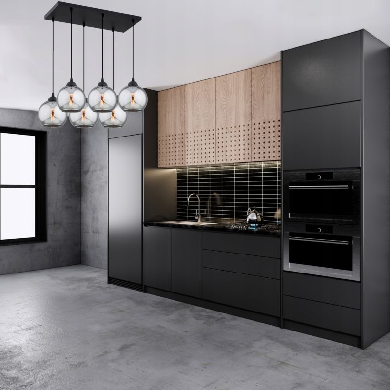 Lampa Wisząca Elko-Lighting Dior E27 czarny 1 szt