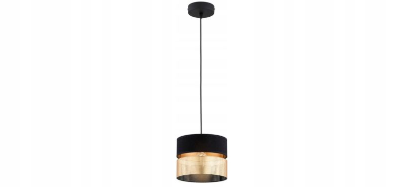 Lampa Wisząca Elko-Lighting Dual Czarno-Złota 1-Punktowa 20cm E27 1 szt