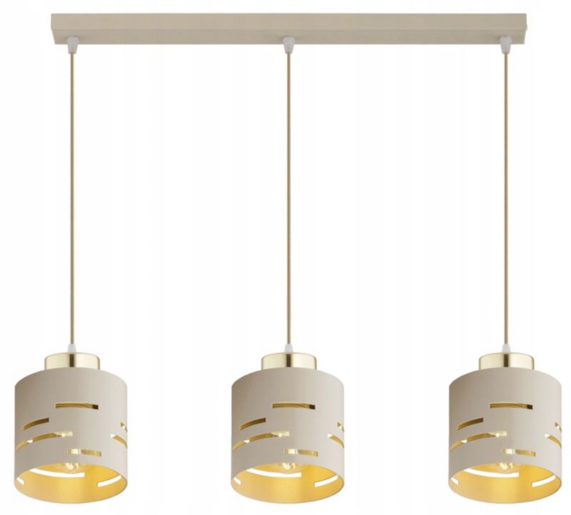Lampa Wisząca Elko-Lighting Listwa 3-Punktowa Vox E27 beżowy 1szt