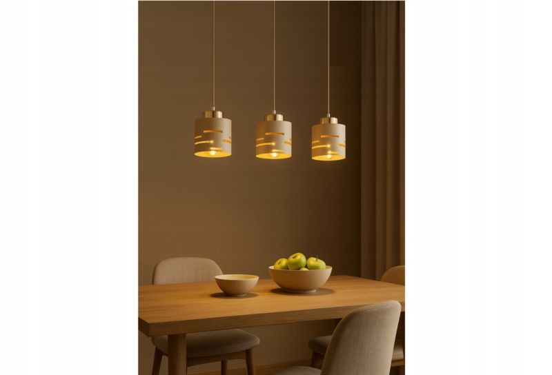 Lampa Wisząca Elko-Lighting Listwa 3-Punktowa Vox E27 beżowy 1szt