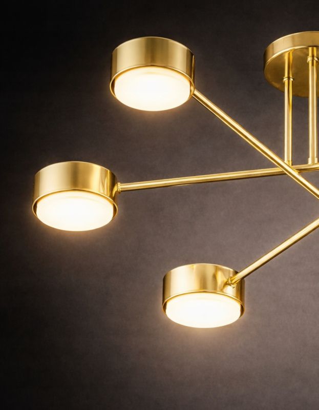 Lampa Wisząca Elko-Lighting Mono Gold 6x GX53 złoty 1 szt